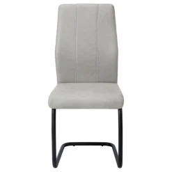 Monarch Chairs with Black Base (Set of 2) - - Grey Hot