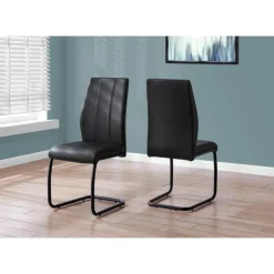 Monarch Chairs with Base (Set of 2) - - Black Outlet