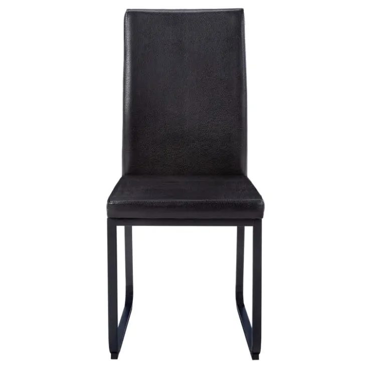 Monarch Chairs with Base (Set of 2) - - Black Hot