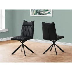 Monarch Chairs with Spider Legs (Set of 2) - - Black Online