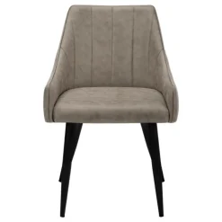Monarch Chairs with Low Arms (Set of 2) - - Taupe Clearance