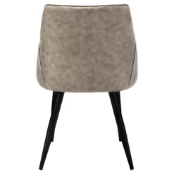 Monarch Chairs with Low Arms (Set of 2) - - Taupe Clearance