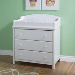 Meubles South Shore Changing Table With Drawers - South Shore PURE WHITE Clearance