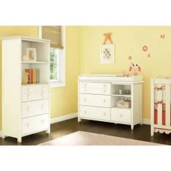 Meubles South Shore Changing Table With Removable Changing Station - South Shore PURE WHITE Outlet