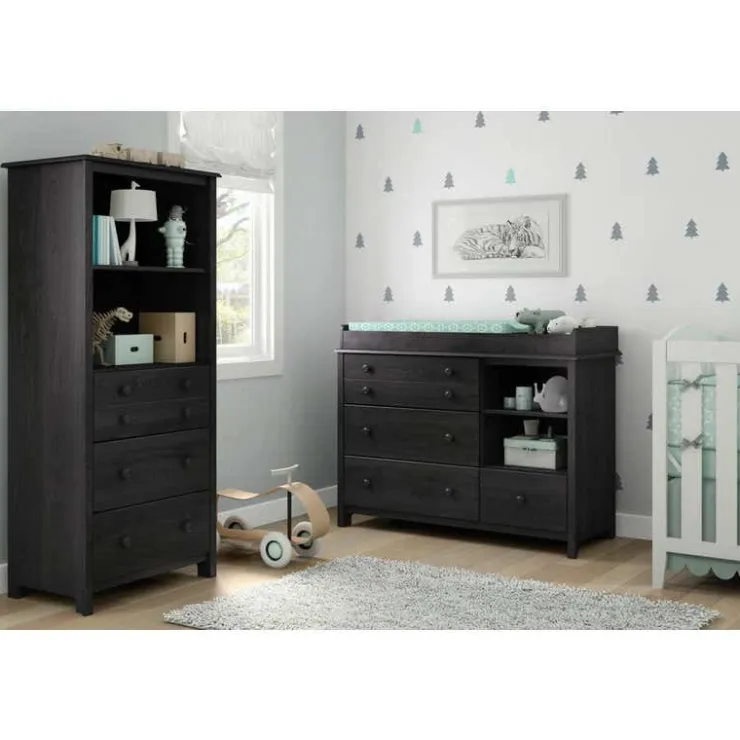 Meubles South Shore Changing Table With Station - South Shore GRAY OAK Online