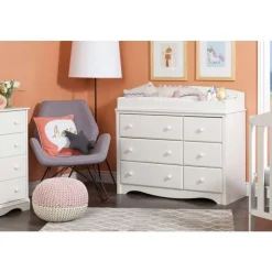 Meubles South Shore Changing Table/Dresser - South Shore PURE WHITE Discount