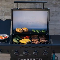 CHARBROIL Propane Gas Grill with 4 Burners - 36 000 BTU Black