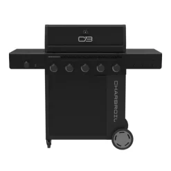 CHARBROIL Propane Gas Grill with 5 Burners - 47 000 BTU Black Outlet