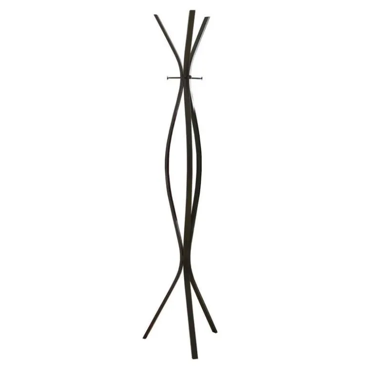 Monarch Coat rack - 72"h / metal contemporary style Espresso Best