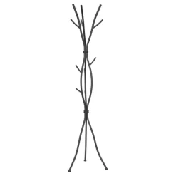 Monarch Coat rack - 74"h / hammered metal Black Online