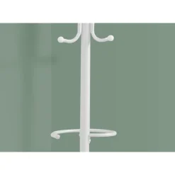 Monarch Coat rack - 68"h / metal White