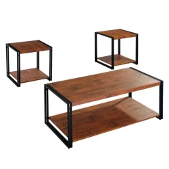 Coffee table set Brown