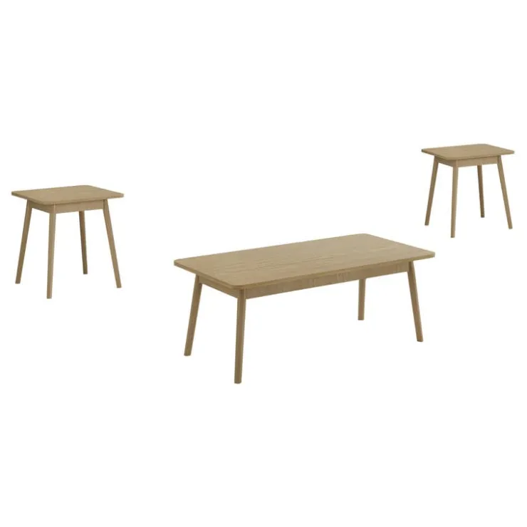 Monarch Coffee Table Set - 3pcs - Natural Online