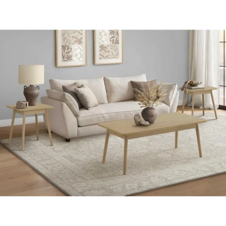 Monarch Coffee Table Set - 3pcs - Natural Online