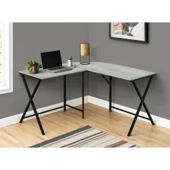 Monarch Computer Desk 55" - Grey Clearance