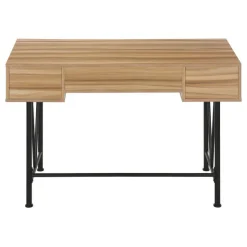 Monarch Computer desk - 3 storage drawer / metal legs v-shape design - 42