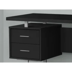 Monarch Computer desk - 3 storage drawers / reversible / floating desktop - 60