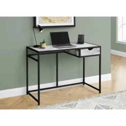 Monarch Computer desk - 1 storage drawer / metal frame - 42