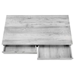 Monarch Computer desk - 2 storage drawers / recessed metal legs - 48