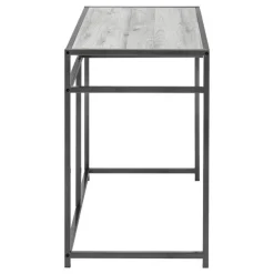 Monarch Computer desk - 1 storage drawer / metal frame - 42"l - wood-look / dark - Grey Best