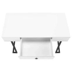 Monarch Computer desk - 1 storage drawer / metal base - 42