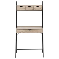 Monarch Computer desk - 2 tiers / 4 storage drawers / ladder style - 32