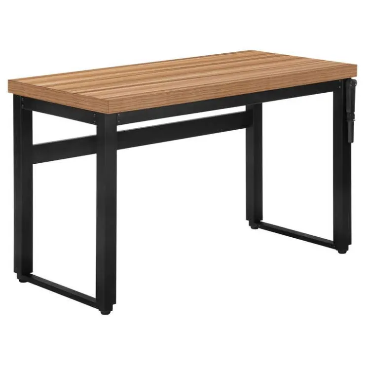 Monarch Computer desk - adjustable height / standing desk / thick table top - 48"l x - Brown Outlet