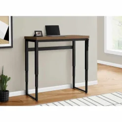 Monarch Computer desk - adjustable height / standing desk / thick table top - 48"l x - Walnut Online