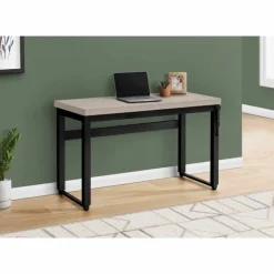 Monarch Computer desk - adjustable height / standing desk / thick table top - 48"l x - Taupe Discount