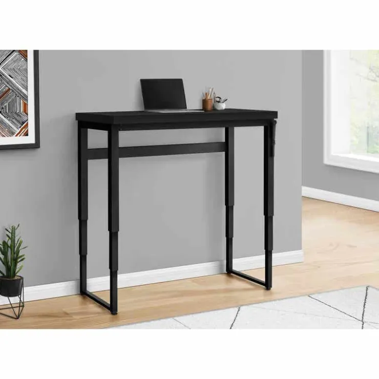 Monarch Computer desk - adjustable height / standing desk / thick table top - 48"l x - Black Outlet