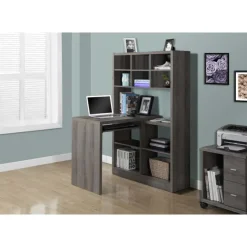 Monarch Computer desk - left or right facing corner - Dark Taupe New