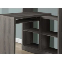 Monarch Computer desk - left or right facing corner - Dark Taupe New