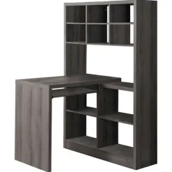 Monarch Computer desk - left or right facing corner - Dark Taupe New