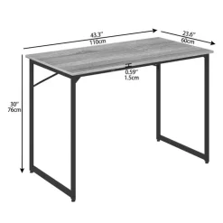 Computer Desk - Grey Online