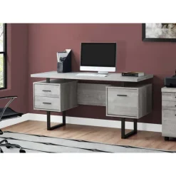 Monarch Computer desk / - Grey Best