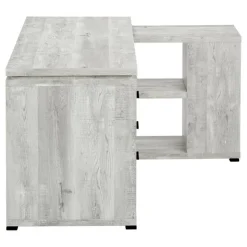 Monarch Computer desk - reclaimed wood l/r facing corner - Grey Discount