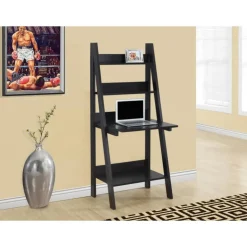 Monarch Computer desk - 61"h / ladder style - Espresso Outlet