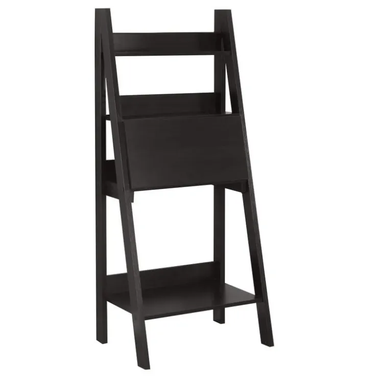 Monarch Computer desk - 61"h / ladder style - Espresso Outlet