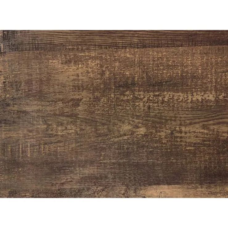 Monarch Computer desk - 48"l / reclaimed wood/ glass panels - Brown Hot