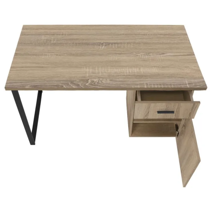 Monarch Computer desk - 48"l / left or right facing - Dark Taupe Hot