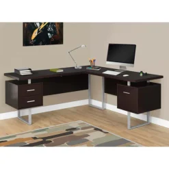 Monarch Computer desk - 70"l / left or right facing - Espresso Best