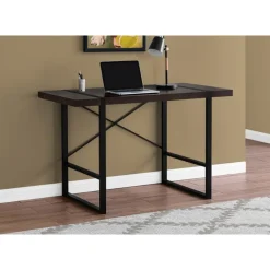 Monarch Computer desk - 48"l / / black metal - Espresso Sale