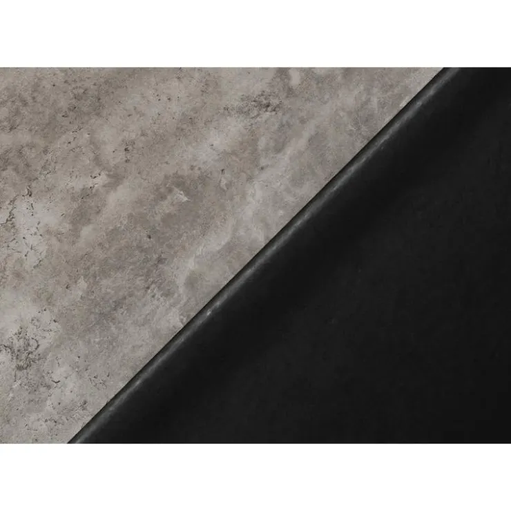 Monarch Computer desk - 48"l / concrete-look / black metal - Grey Sale