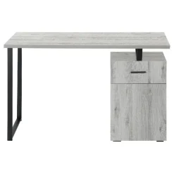 Monarch Computer desk - 48"l / left or right facing - Grey Clearance