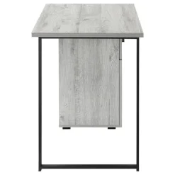 Monarch Computer desk - 48"l / left or right facing - Grey Clearance