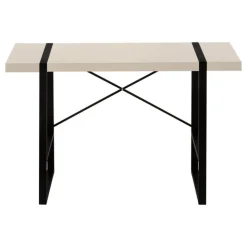 Monarch Computer desk - 48"l / modern / black metal - Taupe Clearance