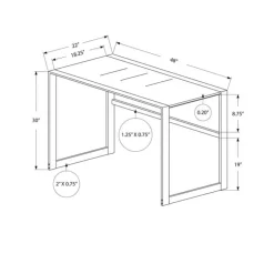 Monarch Computer desk - 48