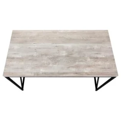 Monarch Computer desk - 48"l / reclaimed wood / black metal - Taupe