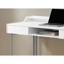 Monarch Computer desk - 48"l / / silver metal - White Online
