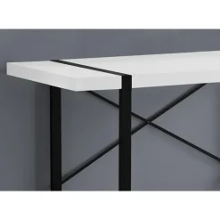 Monarch Computer desk - 48"l / / black metal - White Hot